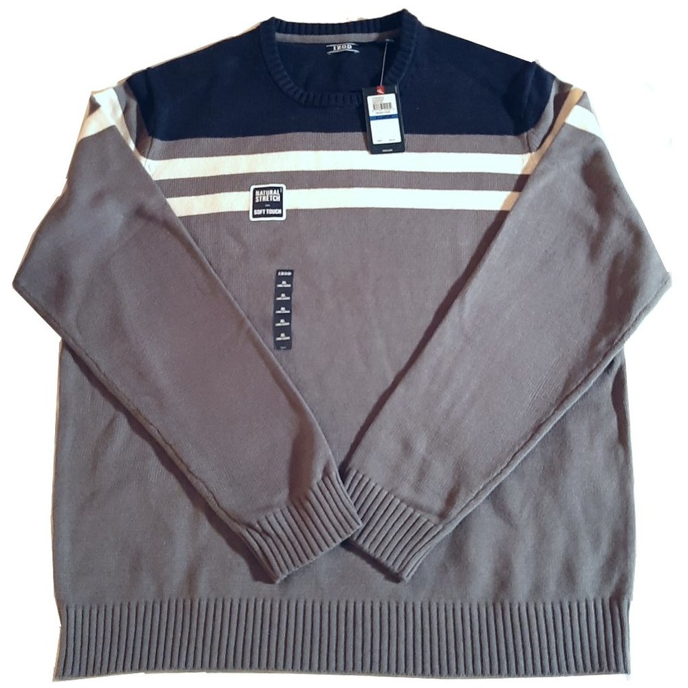 Mens IZOD Premium Essentials Crew Neck Sweater, NWT